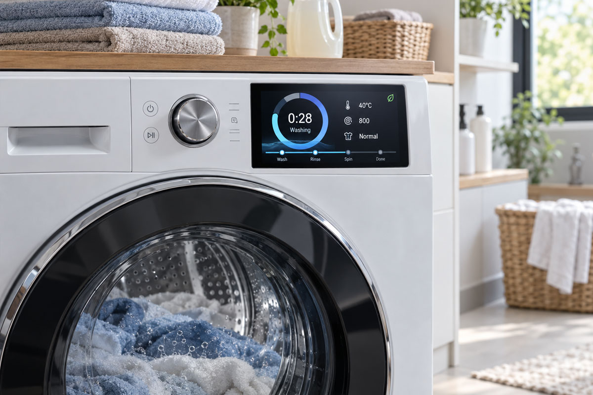 LCD Module Applications in Washing Machines and Cleaning Appliances