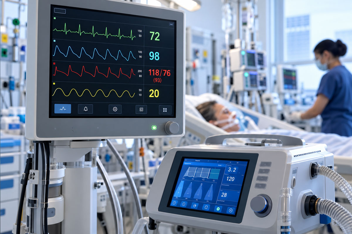 Application of LCD modules in medical devices