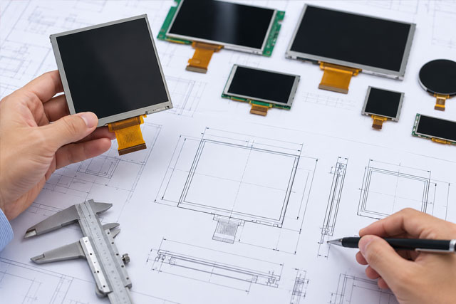 Custom TFT LCD Module Dimensions and Outline