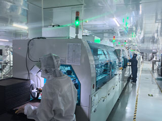 Huaming LCD Module Manufacturing Workshop in Wucheng